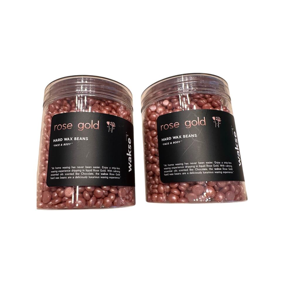Rose Gold Wakse beads TWO 4.8 oz bottles